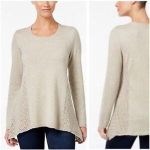 SOLD 😎 Women’s style & co plus size 1X sweater boho coastal grandma beachy